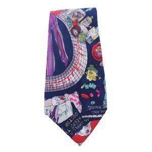 Nicole Miller Vintage 1991 100% Silk Physician Tie